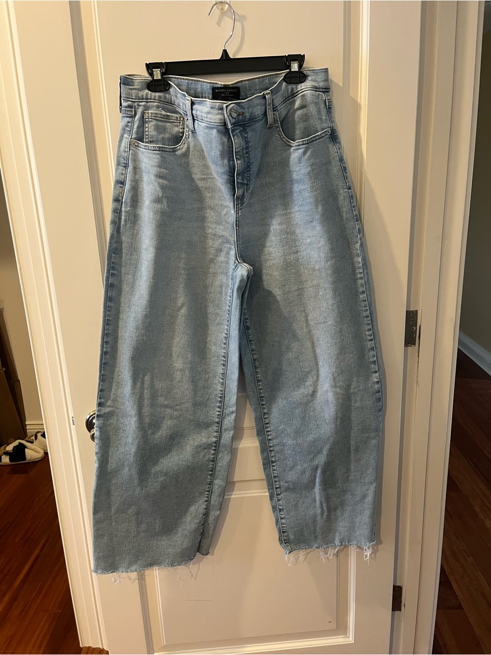 Banana Republic Light Blue Wide Leg Jeans Size 32/14